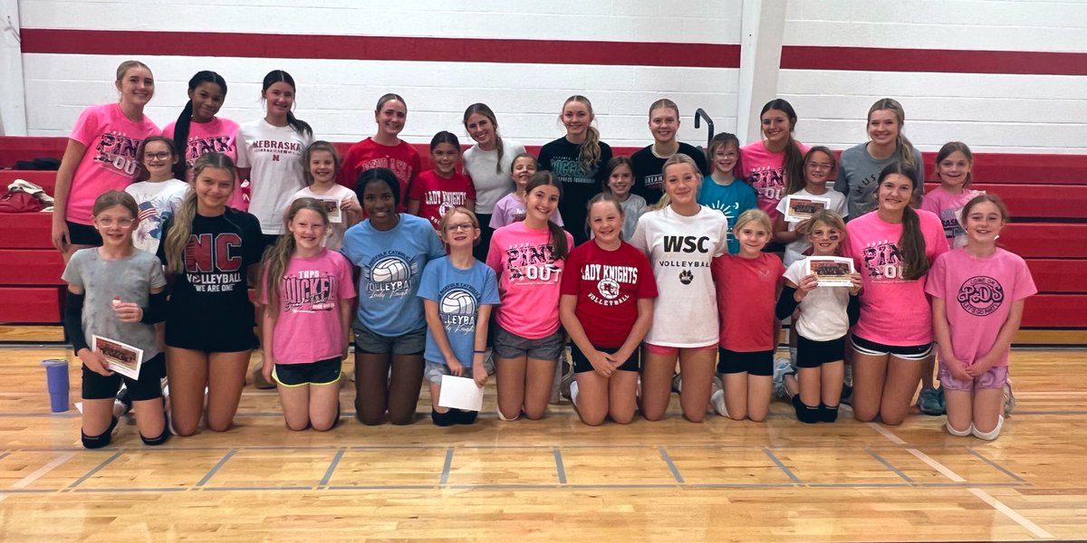Grades 3–6 wrapped up their fundamentals tonight! Our high school players were lucky to spend time with these future stars and share some inspiration. 💪🏼❤️🏐

A big thank you to <a href="/jacey_wolf/">Jacey</a> for coaching and helping these girls grow their skills — the future is bright! 🌟