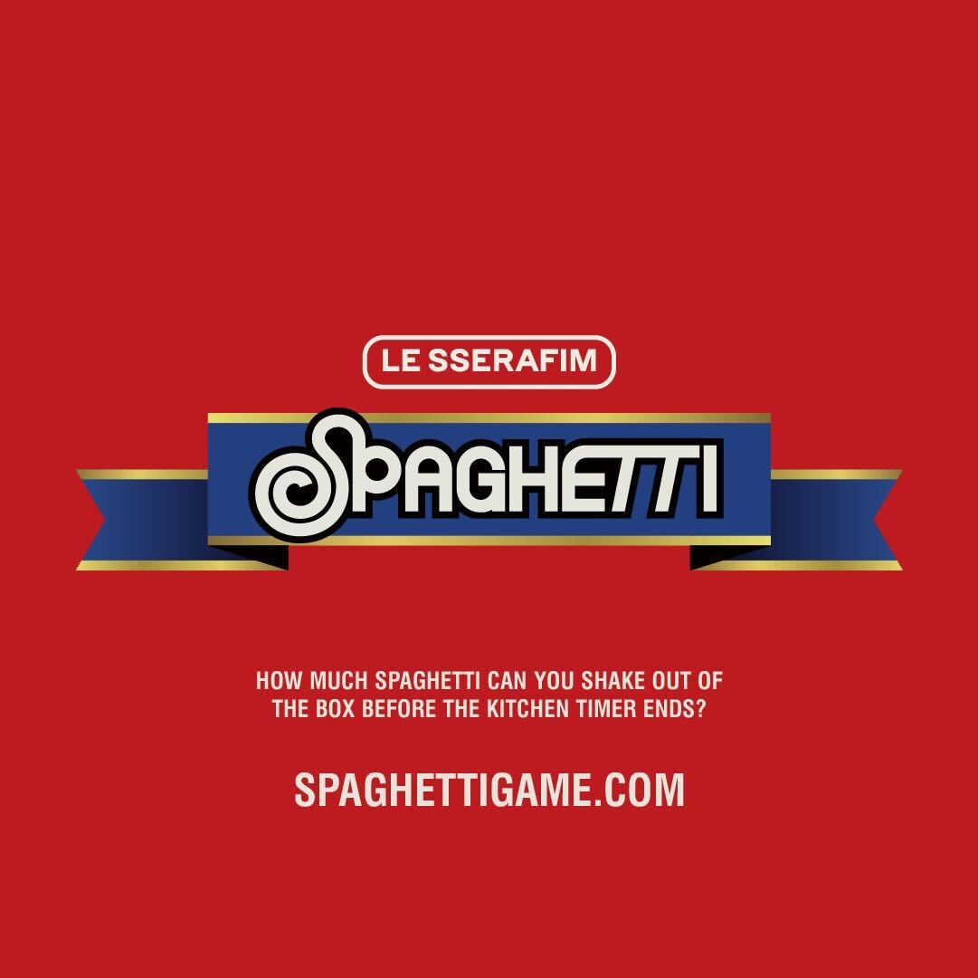 le_sserafim's tweet image. How much spaghetti can you shake out before time’s up? 🍝⏰

spaghettigame.com

#LE_SSERAFIM #르세라핌 
#EAT_IT_UP_SPAGHETTI 
#SpaghettiGame