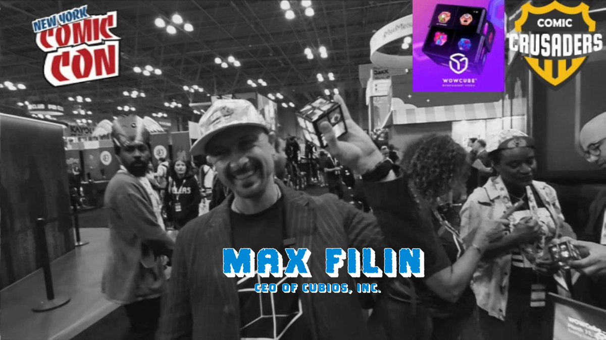 ComicCrusaders's tweet photo. The Future Is Cubed — Max Filin & The #WOWCube Revolutionize Play at #NYCC2025! #gaming @WOWCube_system @MaxFilin #tech https://t.co/t5joPxZPhd https://t.co/JTSgbpglDq