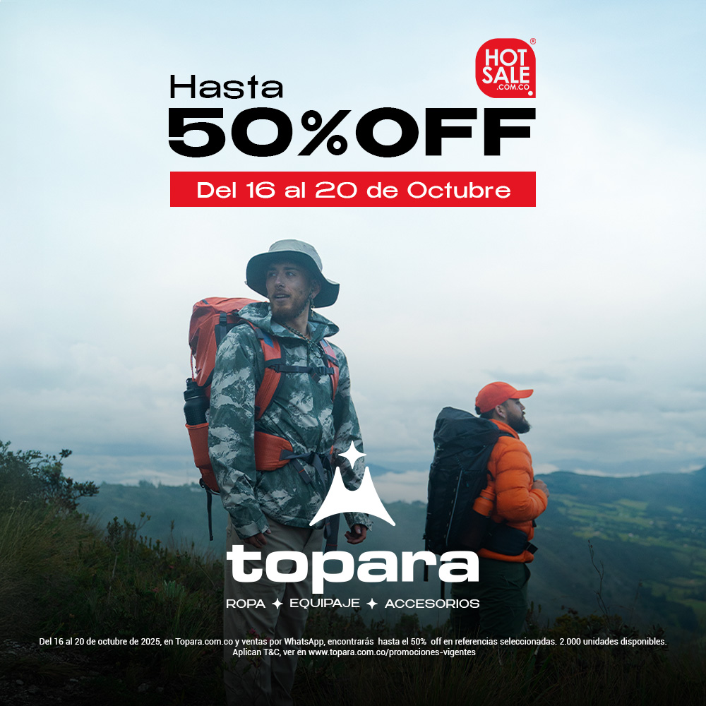 ¡Llegó Hot Sale! Hasta 50% OFF en ropa outdoor. Compra fácil online o por WhatsApp. hubs.la/Q03PfGV-0

@toparabrand