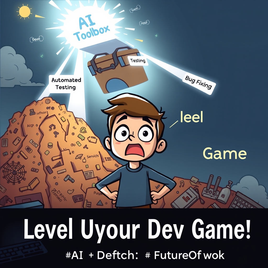 itz_sayan_03's tweet image. AI is rapidly transforming dev workflows. From code completion to automated testing, it's time to embrace the AI-powered toolbox. #AI #DevTech #FutureOfWork