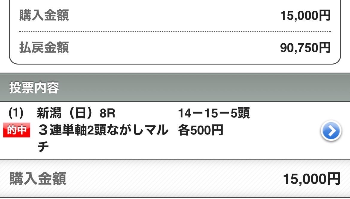 10月も残りわずか、よろしくね🐎
今日から毎日プレゼント企画する🎁
土日の的中たくさんありがとう♡
エンブロイダリーで秋華賞🍂も的中🎯
秋競馬これから始まるからまだまだよろしくねー(∩´∀`∩)
こちらのポストをリポスト&amp;いいねでPayPay1名様当たります🎯
〆切24時
