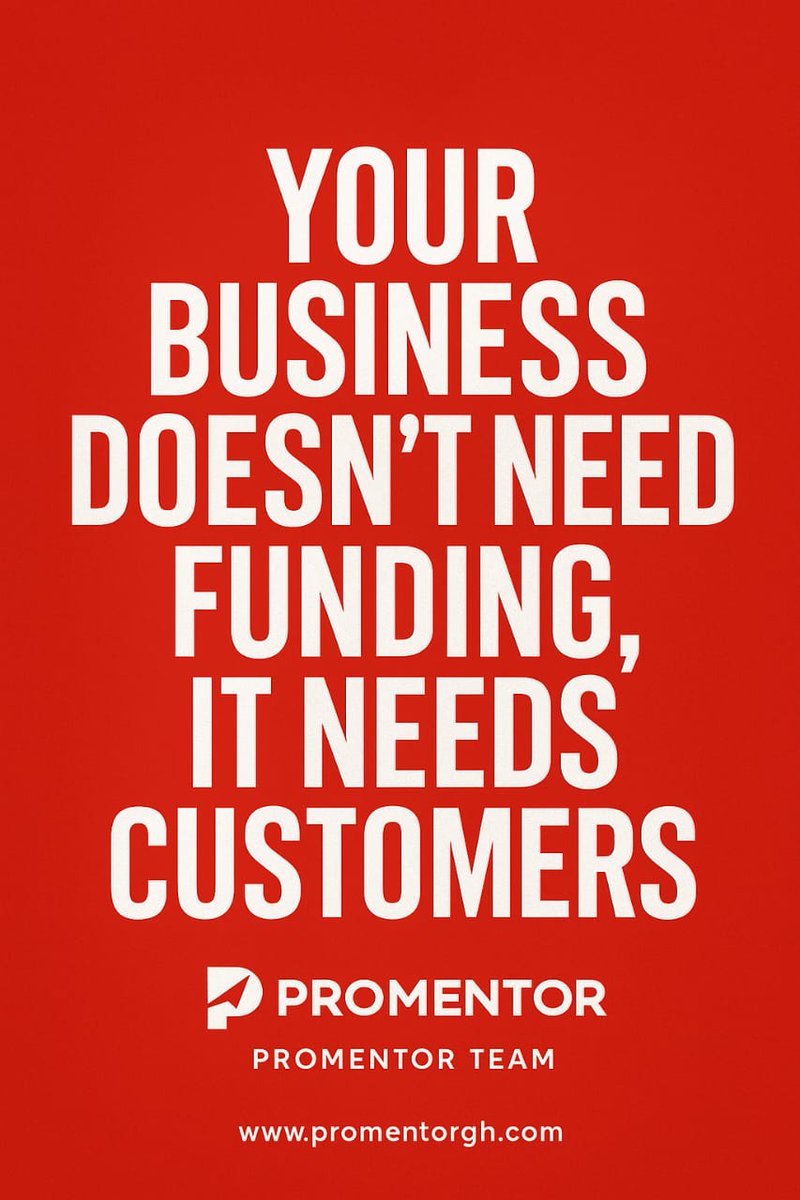 thepromentor_'s tweet image. You don’t need money — you need more customers.
Here’s why 👇

1️⃣ More customers bring recurring cash flow.
2️⃣ Investors follow traction, not ideas.
3️⃣ A strong customer base creates your capital.
4️⃣ Focus on building trust, not chasing funding.

#ProMentor #EntrepreneurMindset
