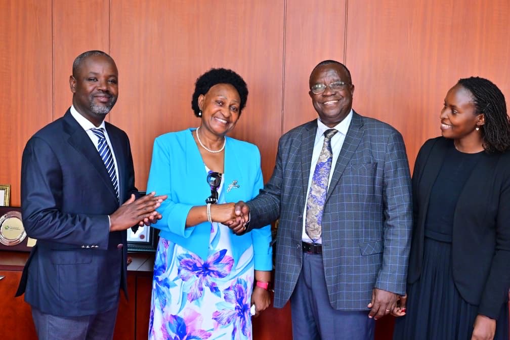 Thomas_Tayebwa's tweet photo. I convened a reconciliation meeting this morning at Parliament between Mrs. Jacqueline Mbabazi, the NRM flag bearer for Older Persons Member of Parliament representing Western Region, and Mr. Patrick Kyamukaate Mutabwire, who was her competitor in the NRM primaries. I would like to thank Mr. Mutabwire for agreeing not to contest as an independent and for choosing to support Mrs. Jacqueline. We are stronger when united as one family under @NRMOnline .