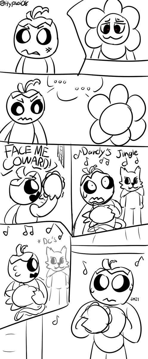 random ah comic while i was playing dandy's