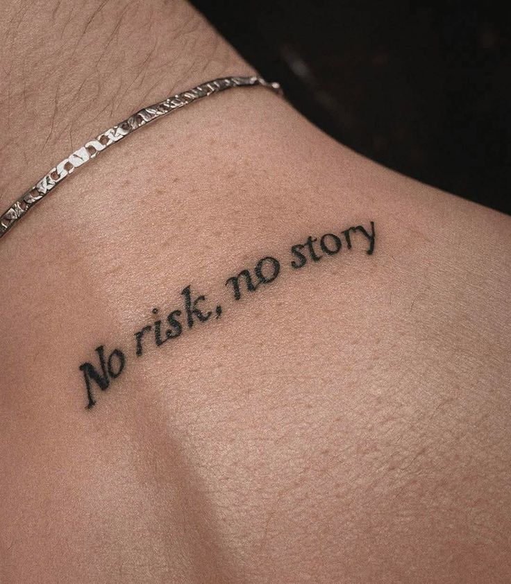 No risk, no story.