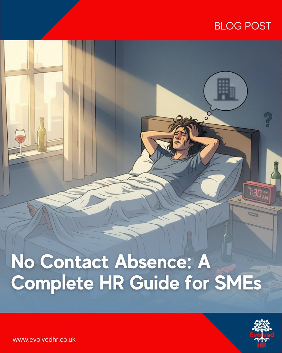 EvolvedHRltd's tweet image. No-contact absence can disrupt your business and lead to legal risks.

Act fast, record all contact attempts, follow policy, and stay fair.

Review your HR procedures today to stay compliant and protect your team.

👉Read more: bit.ly/491FwRB

#HR #hrsolutions #hrguide