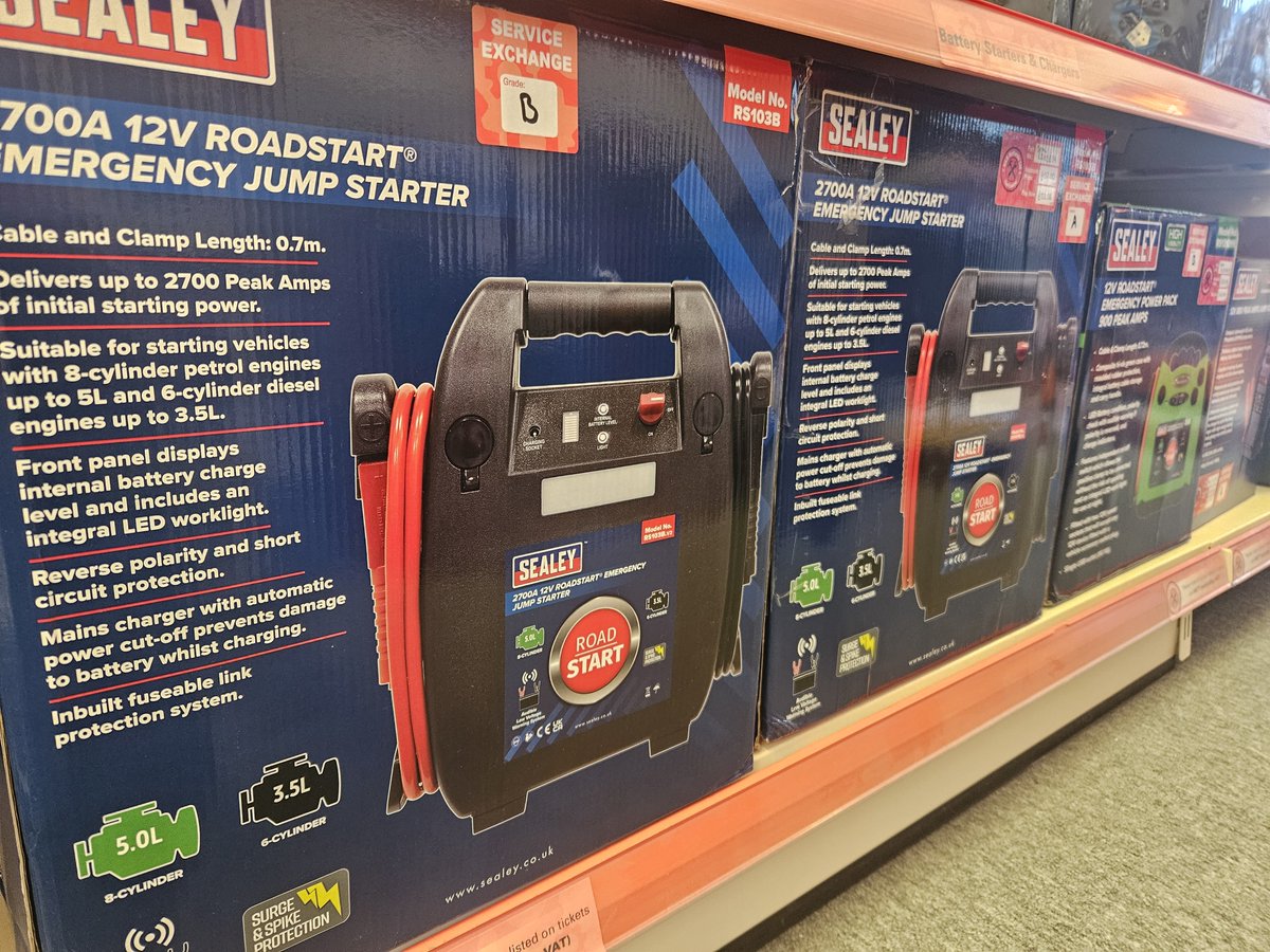 Visit us at the Tool Centre to explore our full range of new and service exchange Starter/Chargers - expert advice and great value, all under one roof.