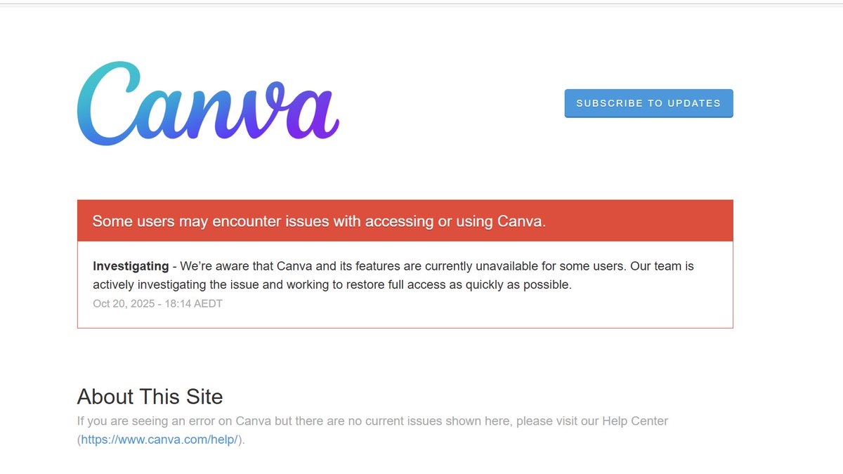 ShahAnsariLive's tweet image. Whether @canva is down?