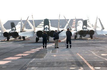 TimesNow's tweet image. PM @narendramodi tweets: "At the majestic flightdeck of INS Vikrant, with the MiG-29 fighters."

#PMModi #Viral #INSVikrant