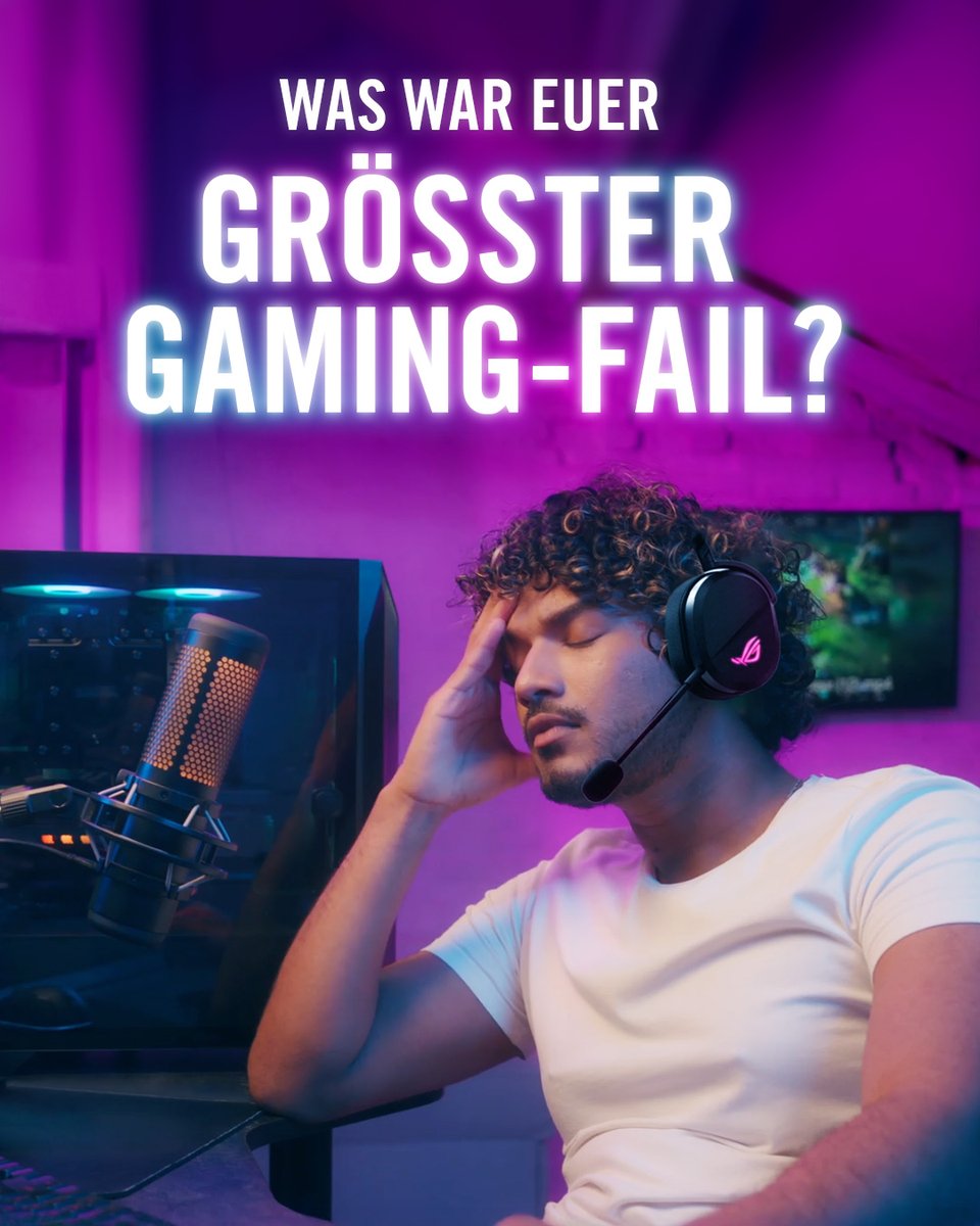 Wir sind auf eure #GamingFails gespannt! 👇

#Gamer #Gaming #GamerLife #Fail #GamingCommunity