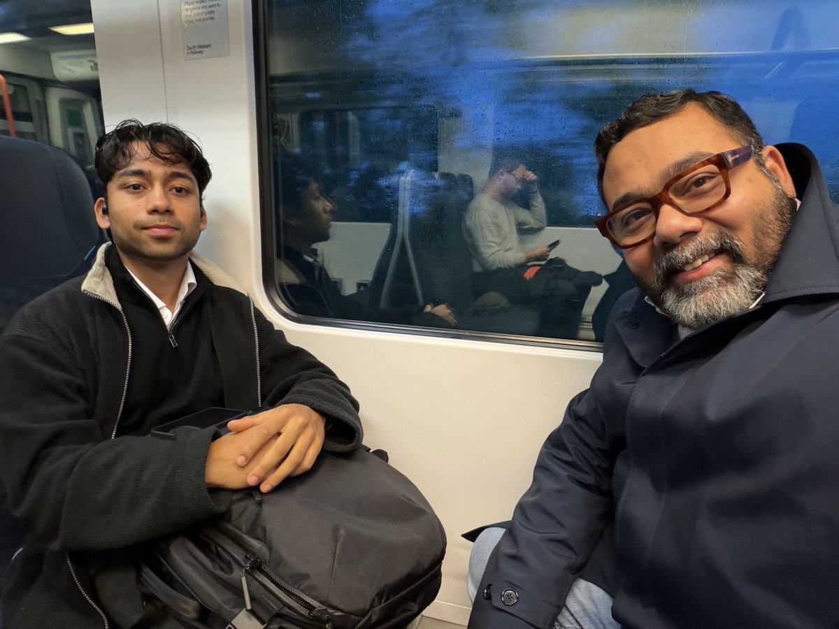 A proud moment:

I am going to <a href="/AstonUniversity/">Aston University</a>, London today for work.

Check this out: lnkd.in/eRcS5xgx

My journey to London is made special as I travel with my son, Zaid Osama, Associate Consultant, Inverto | BCG Company. Generations of contribution to industry.