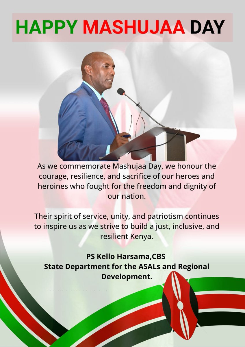 harsama_kello's tweet image. Happy Mashujaa day!
