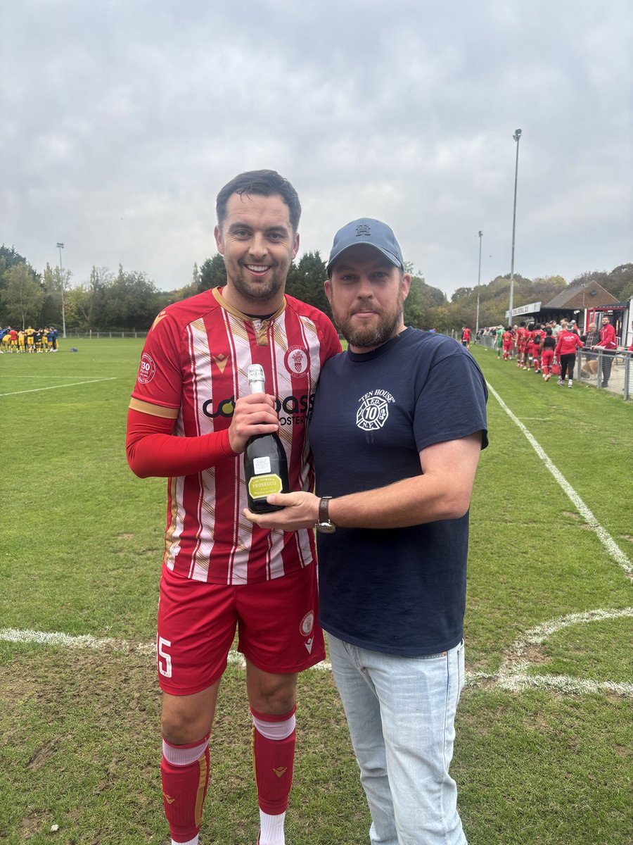 The <a href="/LobsterArmy1894/">The Lobster Army 🦞</a> MOTM went to <a href="/dannydudley_/">Danny Dudley</a> for popping up with a point saving header with the last kick of the game! Well done Danny….the lads ensuring we have no nails left after the last 2 games! 

#lobsterarmy #upthelobsters #nonleague #nonleaguefootball