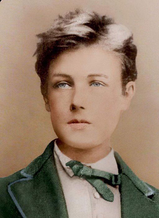 Remembering Arthur Rimbaud. Born this day in Charleville in 1854. French poet known for his transgressive and surreal themes and for his huge influence on modern literature and arts, prefiguring surrealism #ArthurRimbaud #Poetry #History 🖊️📖🥀