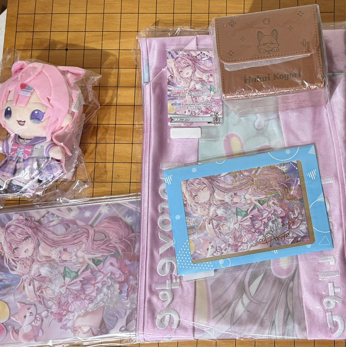 こよちゃんの誕生日グッズが届いた！めっちゃかわいい！