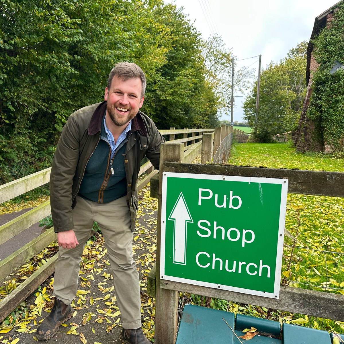 Every village should have a pub, a shop, and a church.

One in three rural pubs have closed since 2000, &amp; thousands of village shops too.

That’s why I back plans to scrap business rates for high street &amp; hospitality businesses, so villages like this can thrive, not just survive.