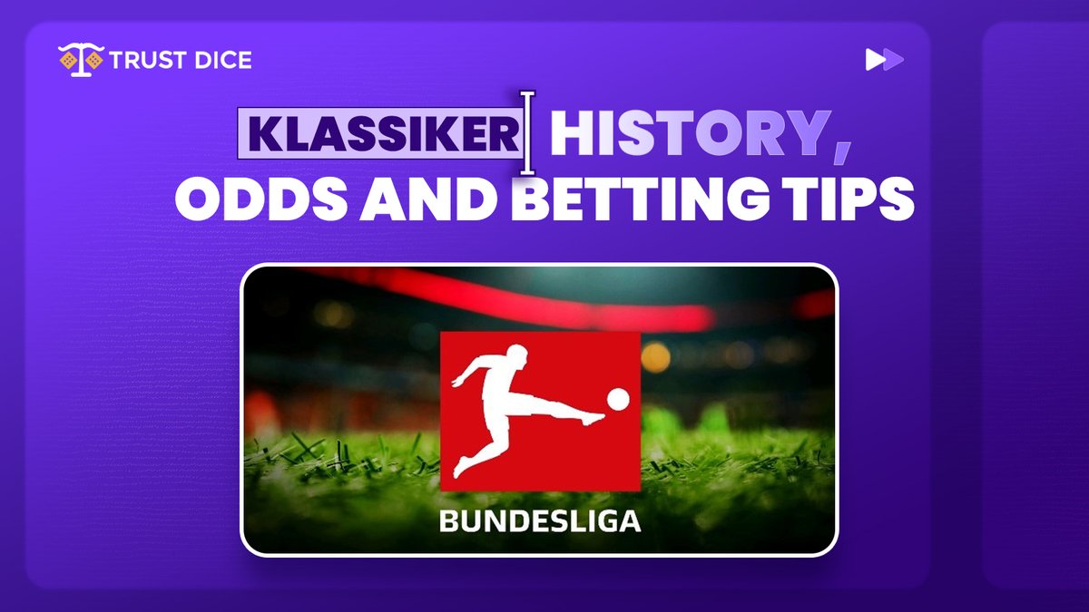 TrustDice's tweet image. Bundesliga matches are heating up! We just had a thrashing Klassiker and Der Klassier matchup, Who’s your pick this coming weekend? are you calling it early or waiting for the upset?
Check out our blog for insights on Bundesliga matches…👇
cutt.ly/Gr8yrPej

#SportsTalk