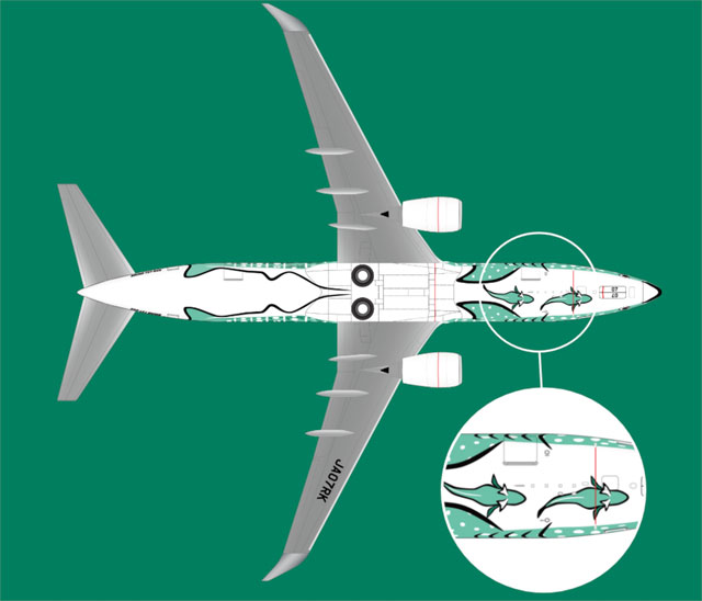 Aviation_Wire's tweet photo. JTA、ジンベエジェット3号機「結（ゆい）ジンベエ」25年度内就航 
https://t.co/wCUrnk8KPb https://t.co/jlF09AgyR4