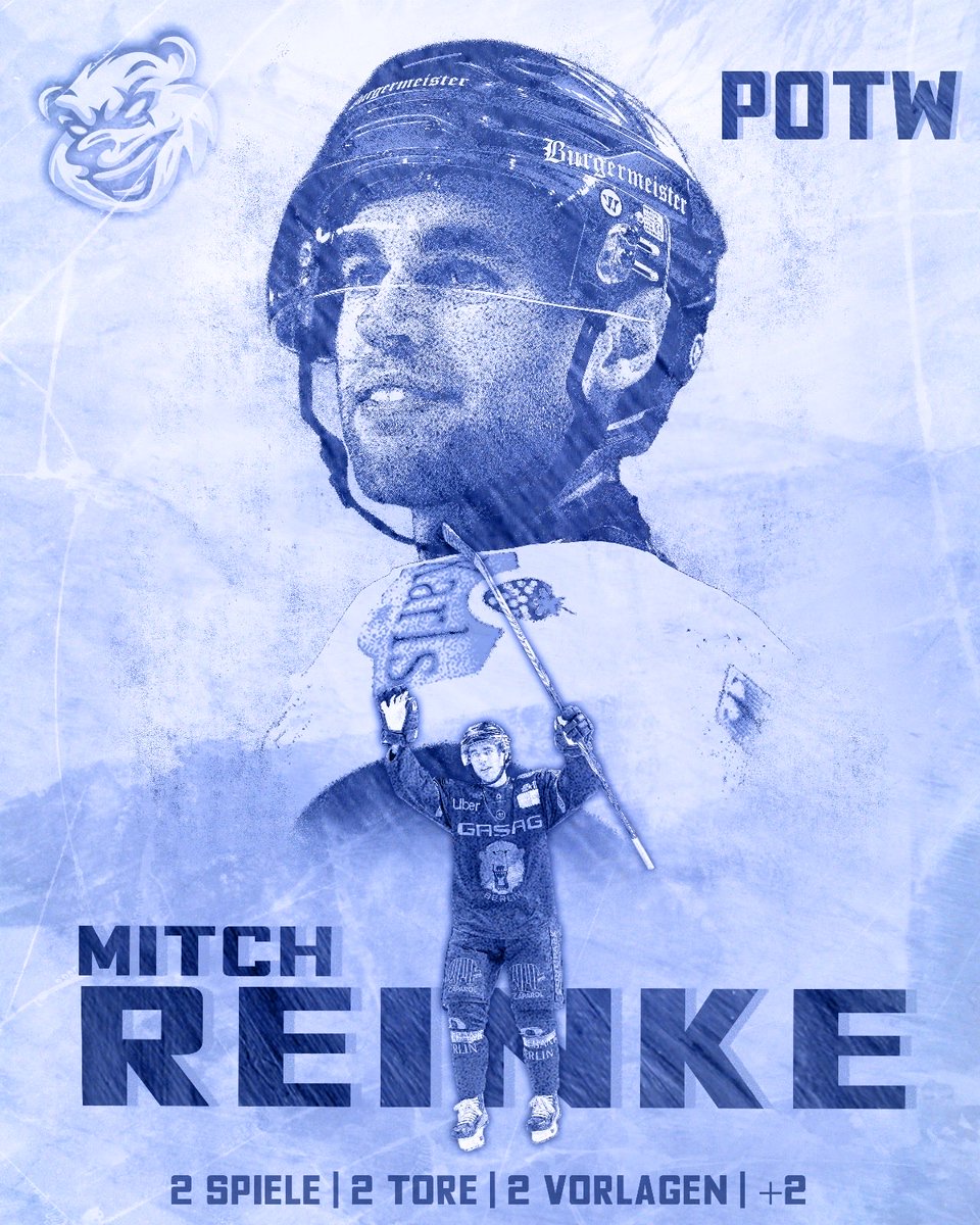 Was für ein Comeback nach seinem Ausfall! Mitch Reinke war in den letzten Spielen maßgeblich am Erfolg der Eisbären beteiligt!

Erzielte dabei seine ersten beiden Saisontreffer und legte zwei weitere Tore auf! Beides Gamewinner!

Herzlichen Glückwunsch!🎉 

📸: City-press GmbH