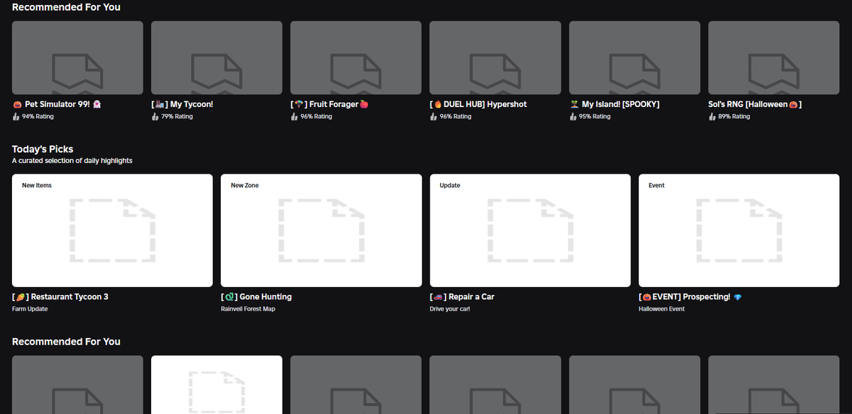 devz_zach's tweet image. #robloxdown is Roblox down currently? Assets are not uploading and website icons are not loading