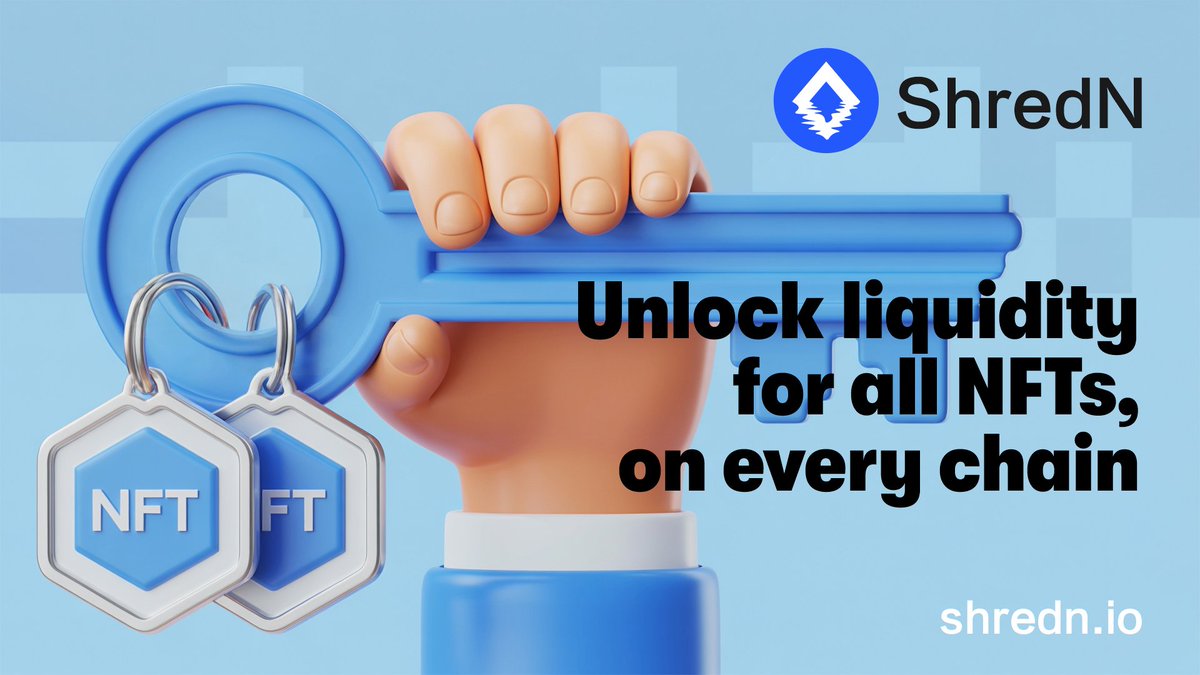 🏙 The future is multi-chain. #ShredN's vision is to unlock liquidity for ALL NFTs on EVERY chain.

🔗 No project left behind. No asset is stuck without a market.

💧 We're building the infrastructure for the next generation of digital ownership.
The revolution will be liquid.