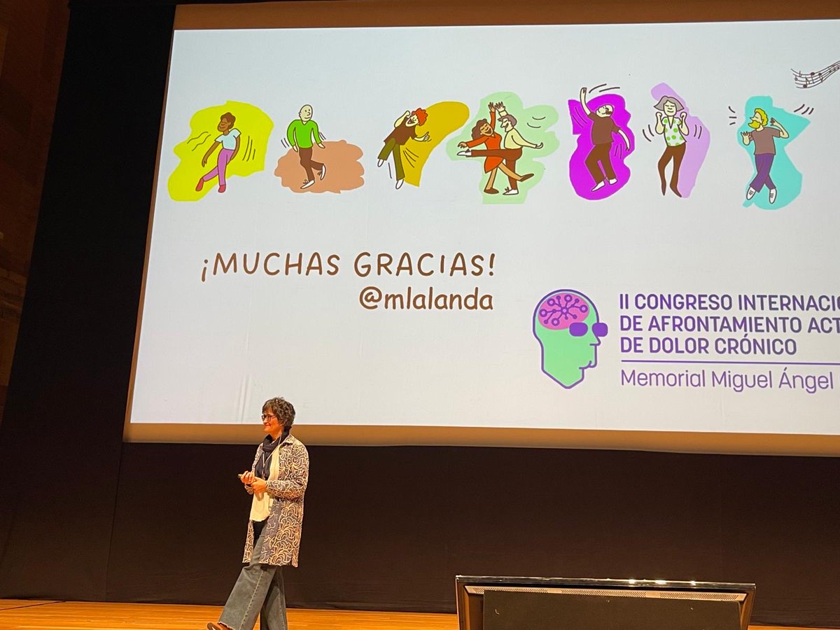 Damos la enhorabuena a ⁦<a href="/mlalanda/">Mónica Lalanda</a>⁩ por su magistral ponencia en el #congresointernacionalafrontamientoDolorcronico Una gran iniciativa promovida por fisioterapeutas vallisoletanos en Sistema Salud de Castilla y León ⁦<a href="/Salud_JCYL/">Salud JCYL</a>⁩