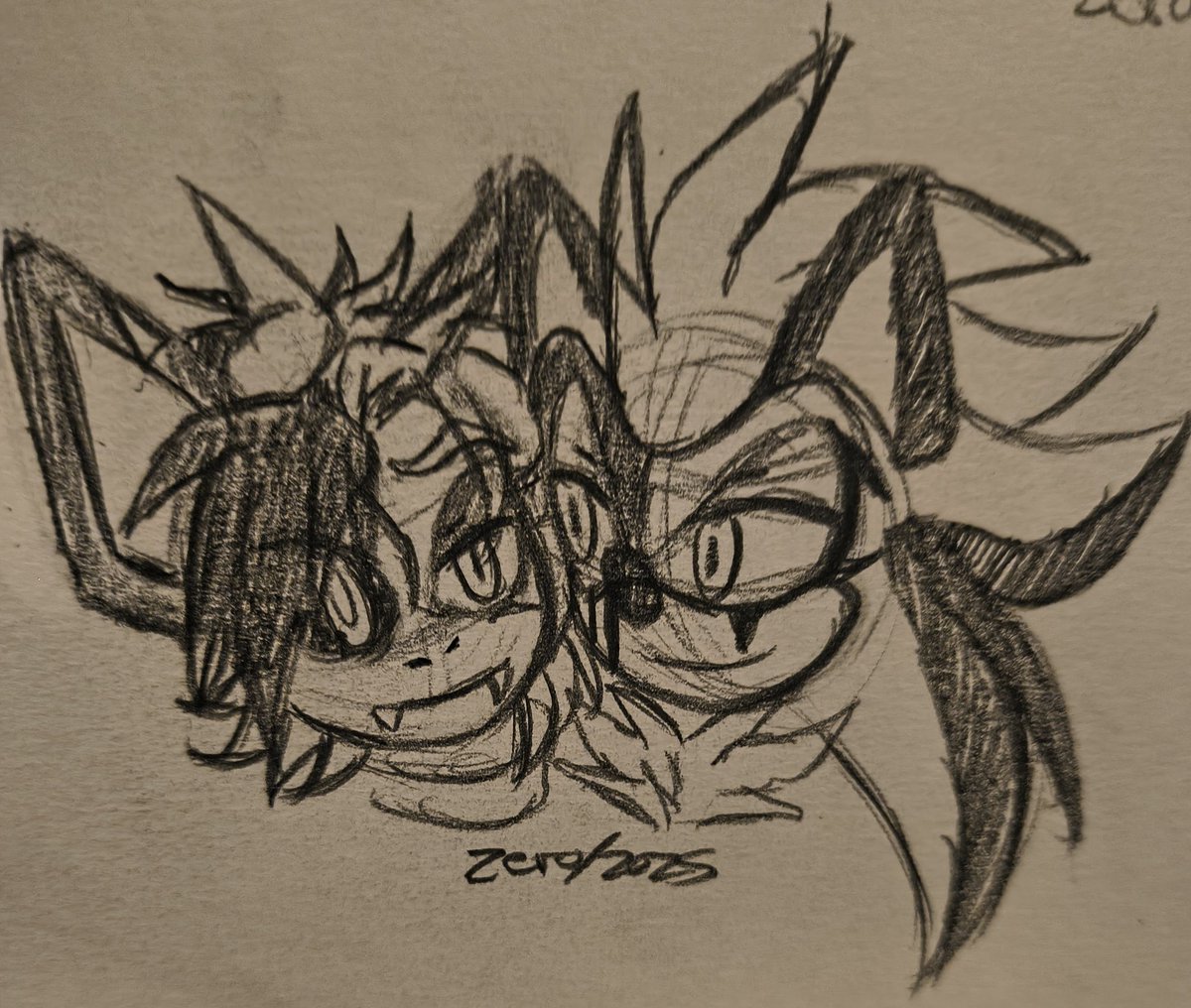 Quick sketch 
Enjoy 
Art and characters by me zero 

(Yes they loved each other but they hide it in public)