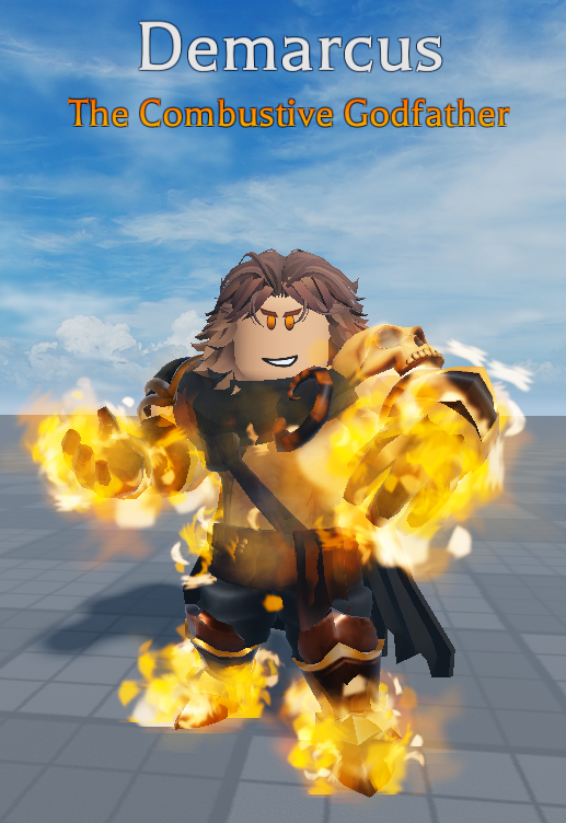 Kieroft's tweet image. Well, I realized that my friend's Arcane Odyssey OC rig I made for him is very outdated. So I decided to remake him!
Demarcus, the wielder of the Combustion Curse! (Think of this as a Killer Queen's ability from Jojo P4!)
#ROBLOX #RobloxOC #OC #OCRP #arcaneodyssey