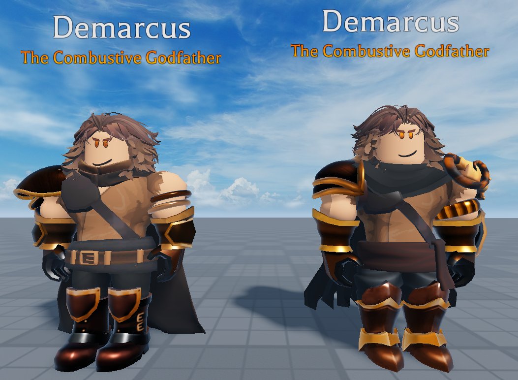 Kieroft's tweet image. Well, I realized that my friend's Arcane Odyssey OC rig I made for him is very outdated. So I decided to remake him!
Demarcus, the wielder of the Combustion Curse! (Think of this as a Killer Queen's ability from Jojo P4!)
#ROBLOX #RobloxOC #OC #OCRP #arcaneodyssey