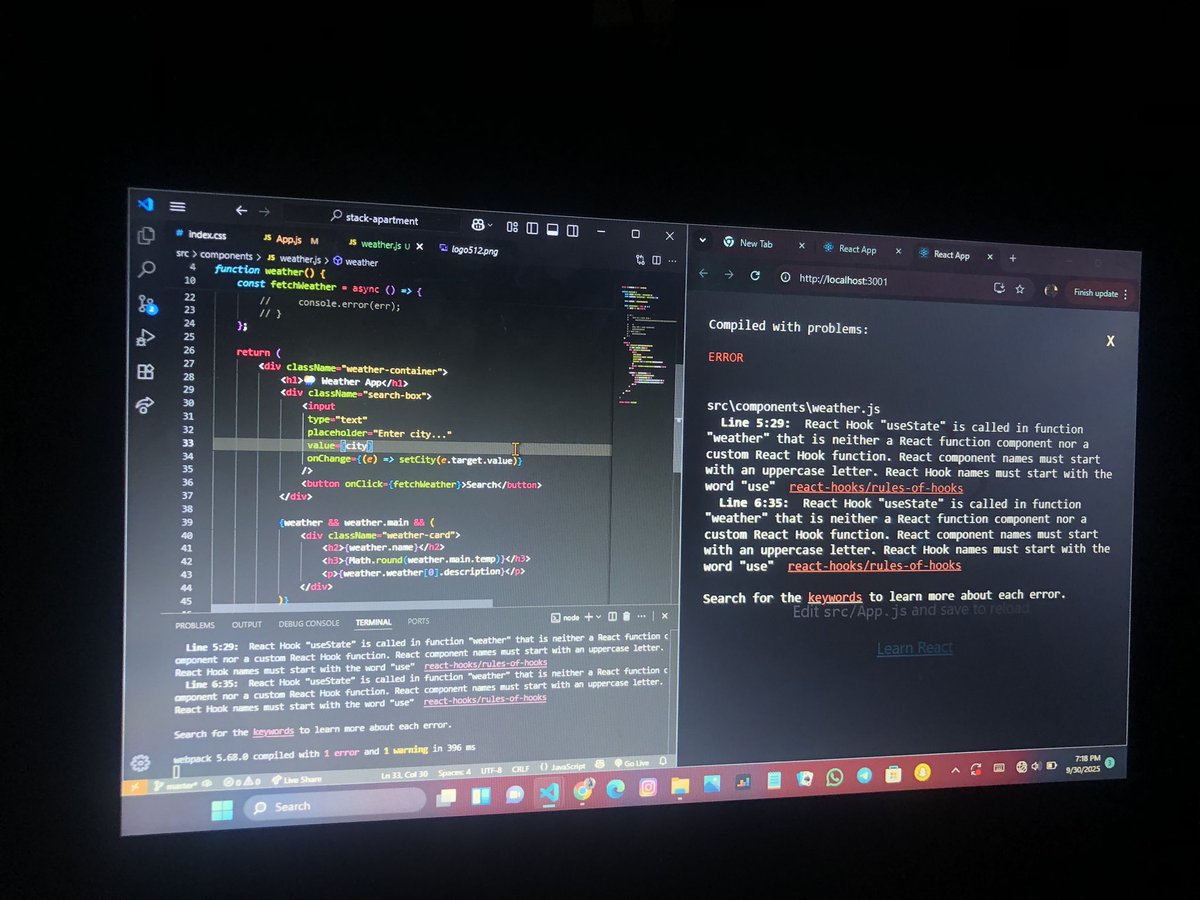 stackqadri_'s tweet image. Good morning everyone! 
I’m Quadri
I’m a Frontend developer 
I’m a 300 level student 
I’m Nigerian. 
I’m scared of rats 
Oh and I code. 
Love to connect.🫶🏽