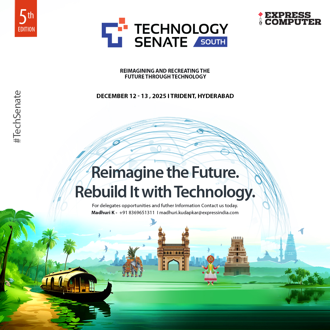ExpComputer's tweet image. Reimagine the Future. Rebuild It with Technology.
📝 Register Now: t.ly/12tsshX
📅 12th - 13th December 2025
📌 Trident Hotel, Hyderabad
For delegate opportunities, connect with Madhuri K: +918369651311 | madhuri.kudapkar@expressindia.com
@srikrp @NivedanPrakash…