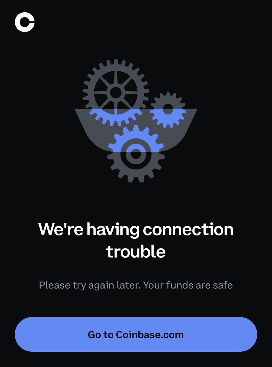 prestonharty's tweet image. 🔔JUST IN: Coinbase reportedly locks out millions of users from accessing their platform. Stay aware and stay safe.