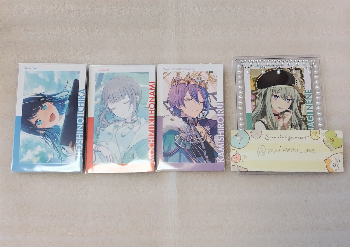 【交換】　プロセカ　エピカ　ePick card series　23A　23a　vol.23A

求　同弾草薙寧々（特訓前×1、特訓後×2）

譲
特訓前…星野一歌
特訓後…望月穂波、神代類

郵送希望
纏めての方優先

検索からもお気軽にお声がけください。