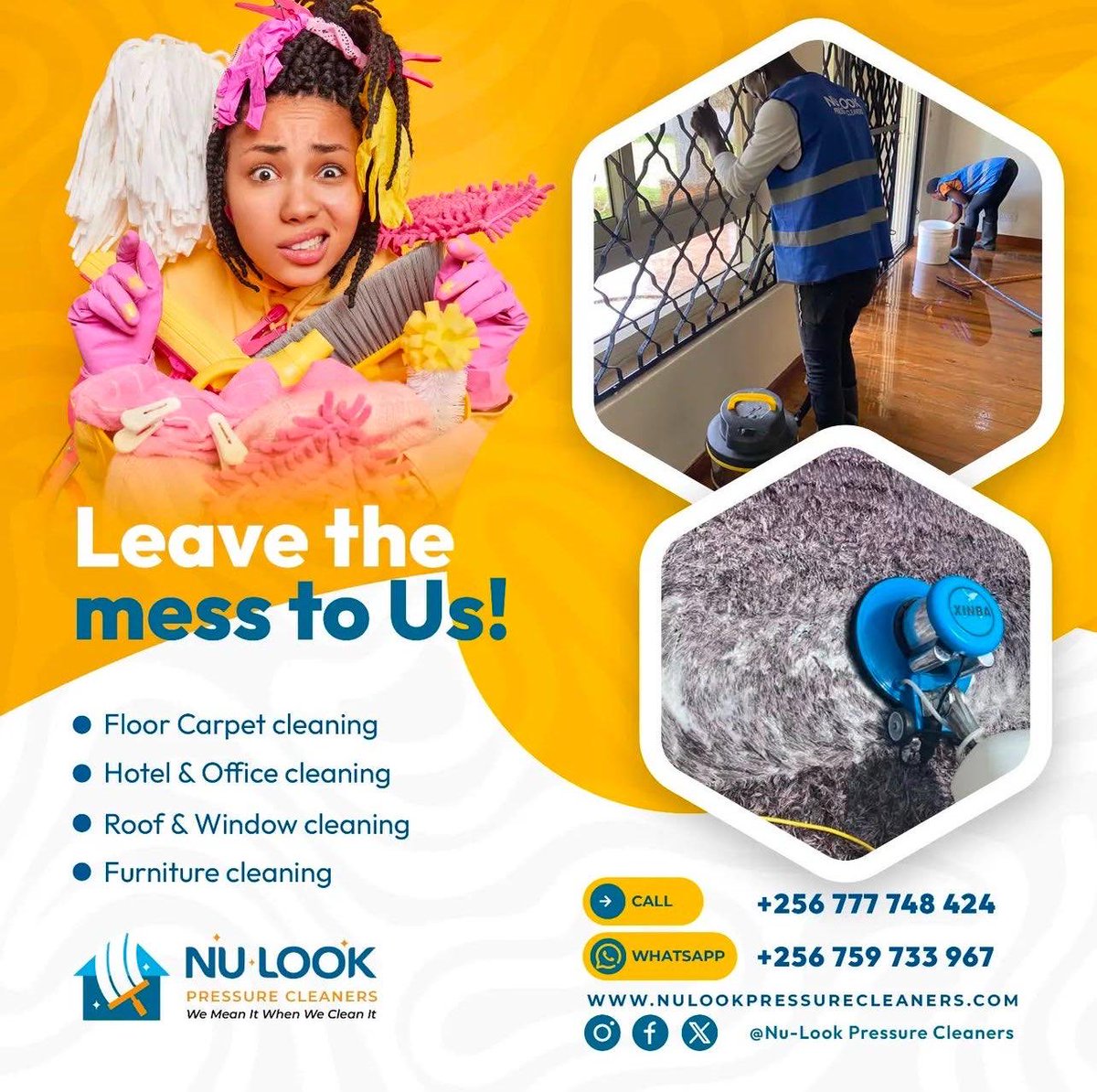 NulookPCleaners's tweet photo. Leave the mess to us!
Call ☎️ us for deep cleaning services
0777748424/0772766835
Ntinda-Semawata rd https://t.co/PsPMHcCB4g