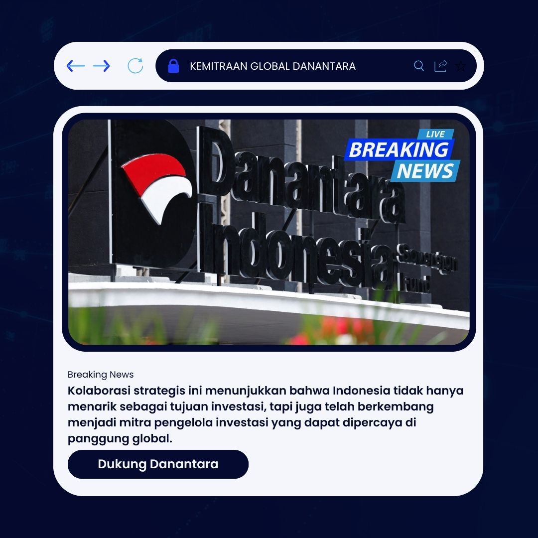 Kamarudin7S's tweet image. Kolaborasi strategis ini menunjukkan bahwa Indonesia tidak hanya menarik sebagai tujuan investasi, tapi juga telah berkembang menjadi mitra pengelola investasi yang dapat dipercaya di panggung global.
#Danantara
#PeranDanantara
#SovereignWealthFund
#ProgramPrioritas
#BreakingNews