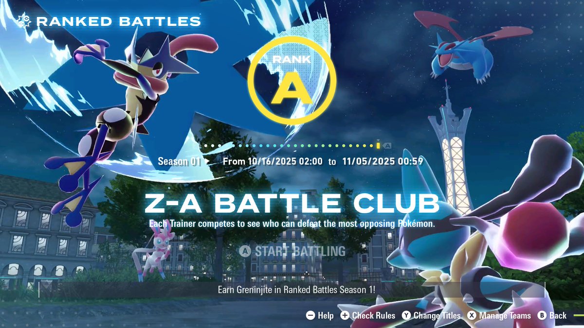 RyDawgE_'s tweet image. #PokemonLegendsZA
Aaaand that's a wrap on season 1!

This game needs a 1v1 mode BAD lol