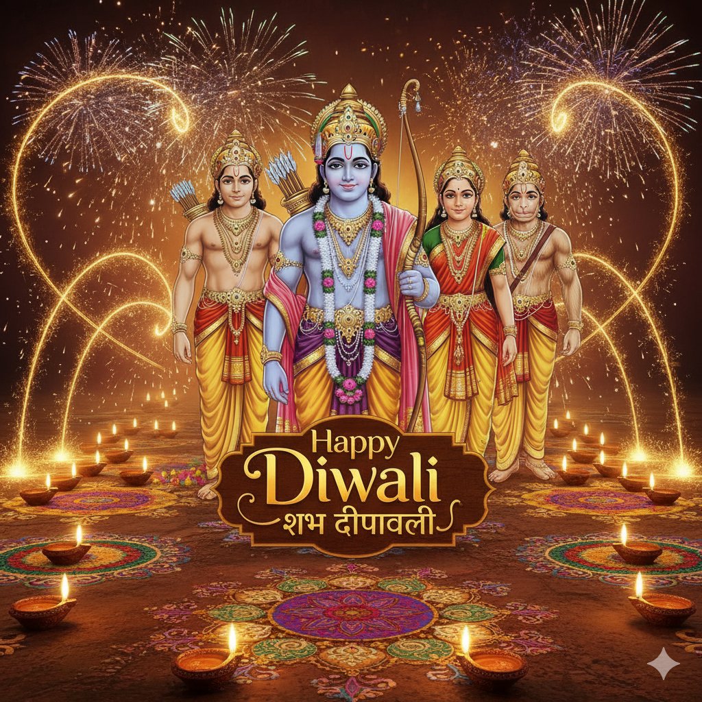 Happy Diwali to all X family members 
#Diwali2025