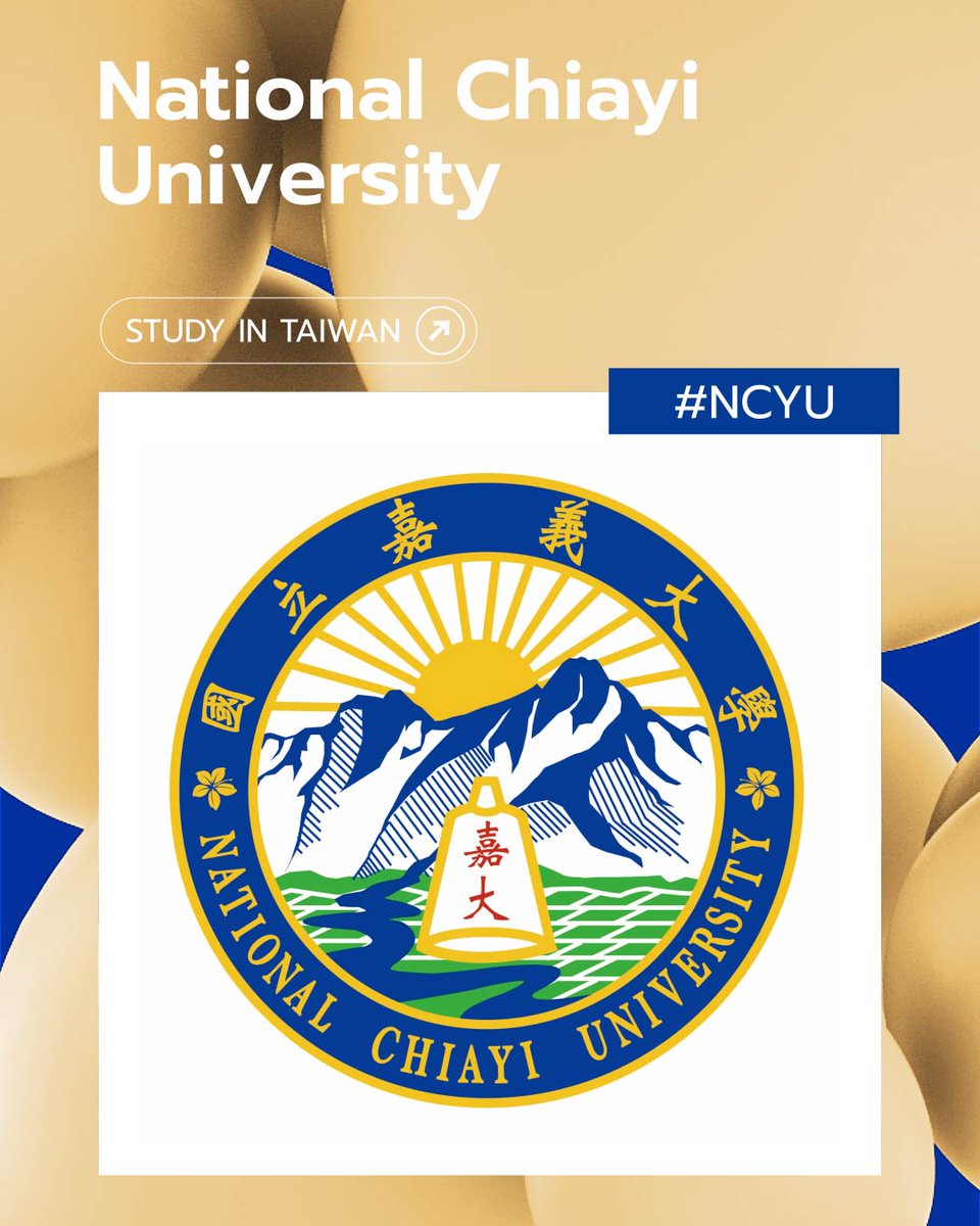 University｜National Chiayi University, NCYU

👤 Veronica Guachamin 🇪🇨
📖 Program | Tourism and Management
❝ I chose National Chiayi University for its English-taught program and the relevant subjects in its syllabus. ❞

#StudyinTaiwan
