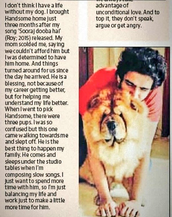 Not many know that #AmaalMallik 's constant companion was his dog, Handsome. A calm, lion like soul who entered his life before Sooraj Dooba Hain and became his muse, his lucky charm, and the “main child” of the Malik family Handsome continues to hold a crucial place in his ♥️