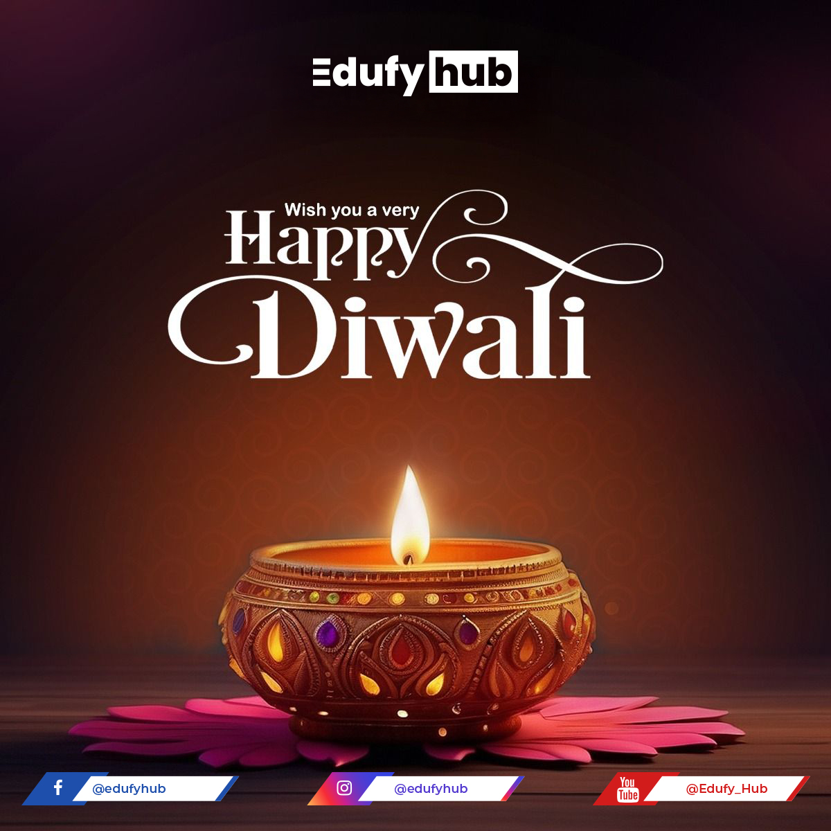 EdufyHub's tweet image. When we celebrate Diwali, we celebrate the power of light—of learning, awareness, and truth. May your life be filled with lessons that guide you and lights that inspire you.
#Diwali2025 #EducationForAll #LightOfLearning