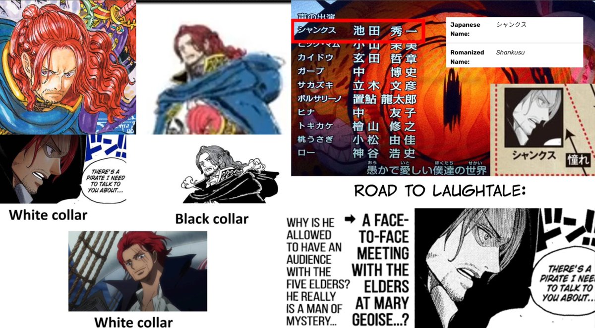 It was clearly Shanks who visited the Gorosei, not Shamrock.