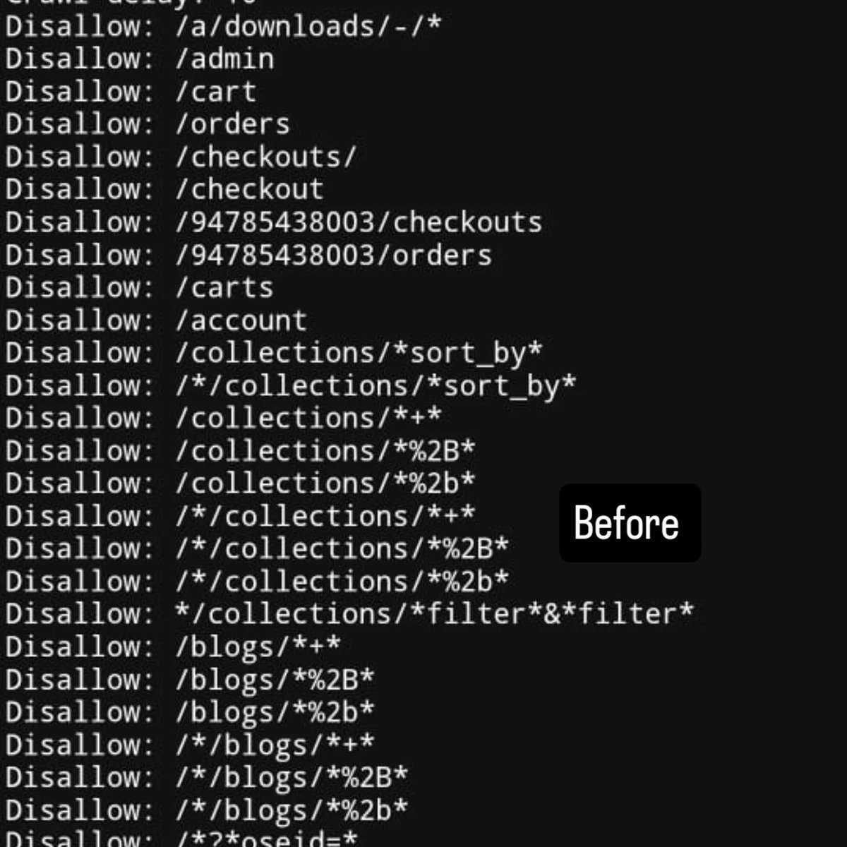 Fakulujosamuel's tweet image. 💼 Professional Post
Just completed a robots.txt configuration and optimization for store ensuring their Shopify store is fully optimized for search engine efficiency, security, and structured crawling.
#Shopify #SEO #WebOptimization #eCommerce