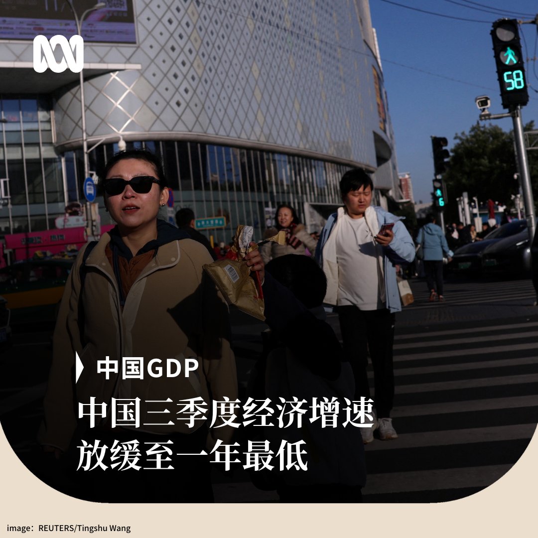 中国三季度GDP同比增长4.8%，为一年以来最低增速，低于二季度的5.2%。  房地产低迷和中美贸易紧张削弱需求，令经济面临结构转型挑战。虽然政府推出有限刺激措施，但分析人士对政府是否会进一步加码存在分歧。  数据显示前三季度表现接近全年约5%的增长目标，因此全年目标仍 ...