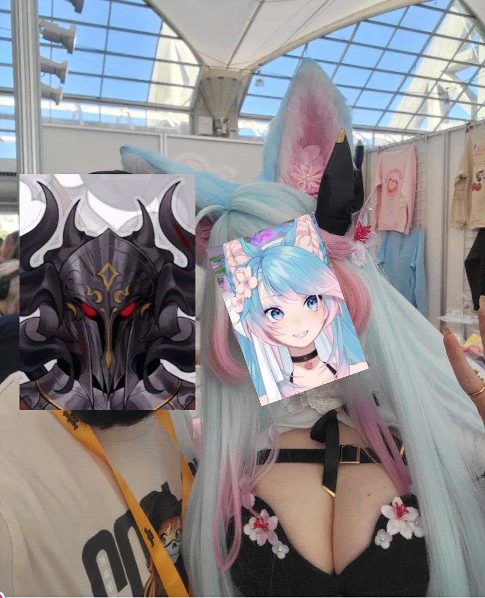 Wholesome_lord's tweet image. So awesome to see this wholesome bean @_Silvervale_ at #twitchcon