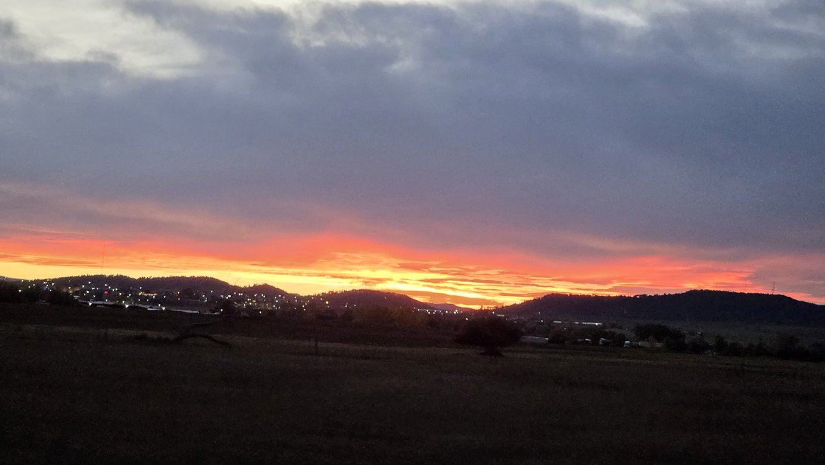 Wow...what a cool sunset tonight