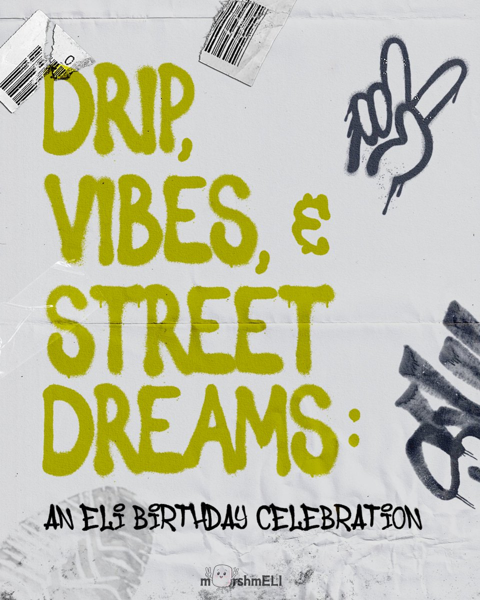 [𝐃𝐑𝐈𝐏, 𝐕𝐈𝐁𝐄𝐒, &amp; 𝐒𝐓𝐑𝐄𝐄𝐓 𝐃𝐑𝐄𝐀𝐌𝐒: An Eli Birthday Birthday Celebration]

The streets called, and they're ready to celebrate! 💥 We are bringing a birthday celebration you won't forget. This isn't just a party, it's an experience. 

#DVSDxELI #ELI #MARSHMELI