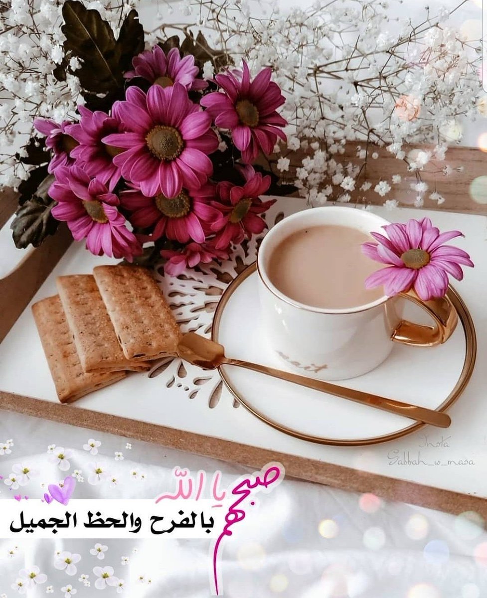 #حبيت_اقول #صباح_الاشياء_المشرقه
صباحكم خير ومسرة
لكل مَن في اِبتسامتهُم سعادة 
وفـي حُروفِهم ود ...
وفـي گلماتِهم نَغم 
لِمن لا يَحلو الصباح  
 إِلا بِهــم
ويصبح جَمِـيلٌ حِينَ أكون معكم
لأكتُب لكم 
 أجْمل العِبَاراتْ وأحْلى التَّحِيَّاتِ
وتُعَـانِق عُيونِي حروفكم
☀️🌸☀️🌸☀️🌸