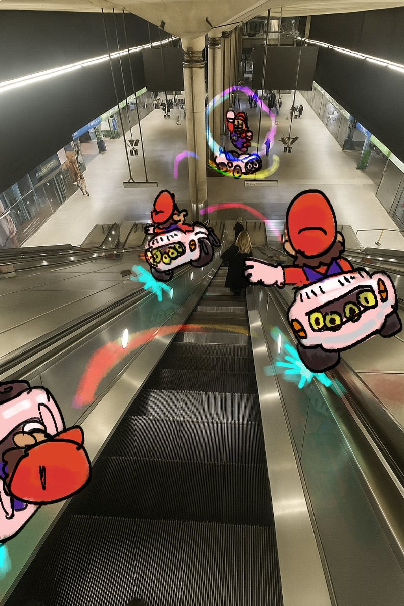 how mario kart world players see the world