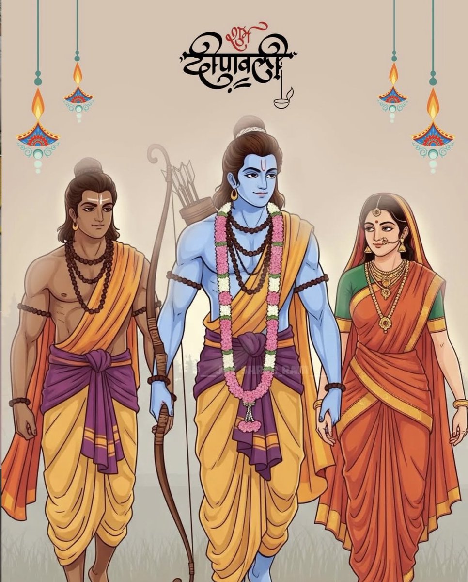 ShrivastavAni's tweet image. जय श्री राम 🎊 
Shri Ram is Dharma &amp;amp; Dharma has arrived 🔥🎊🪷🚩
Wishing everyone a happy , bright and lovely Diwali 🪔♥️